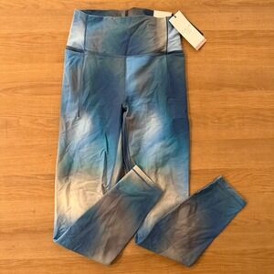 CALIA Inspire HR 7/8 Legging Mountain Mist Cool Tie Dye Activewear Women's M